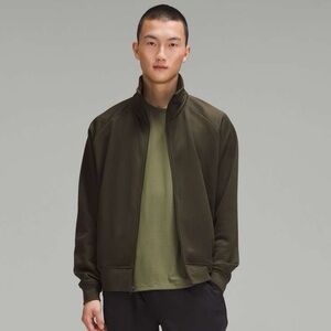 Lululemon Men’s Fleece Training Track Jacket Dark Olive Green Large NWT